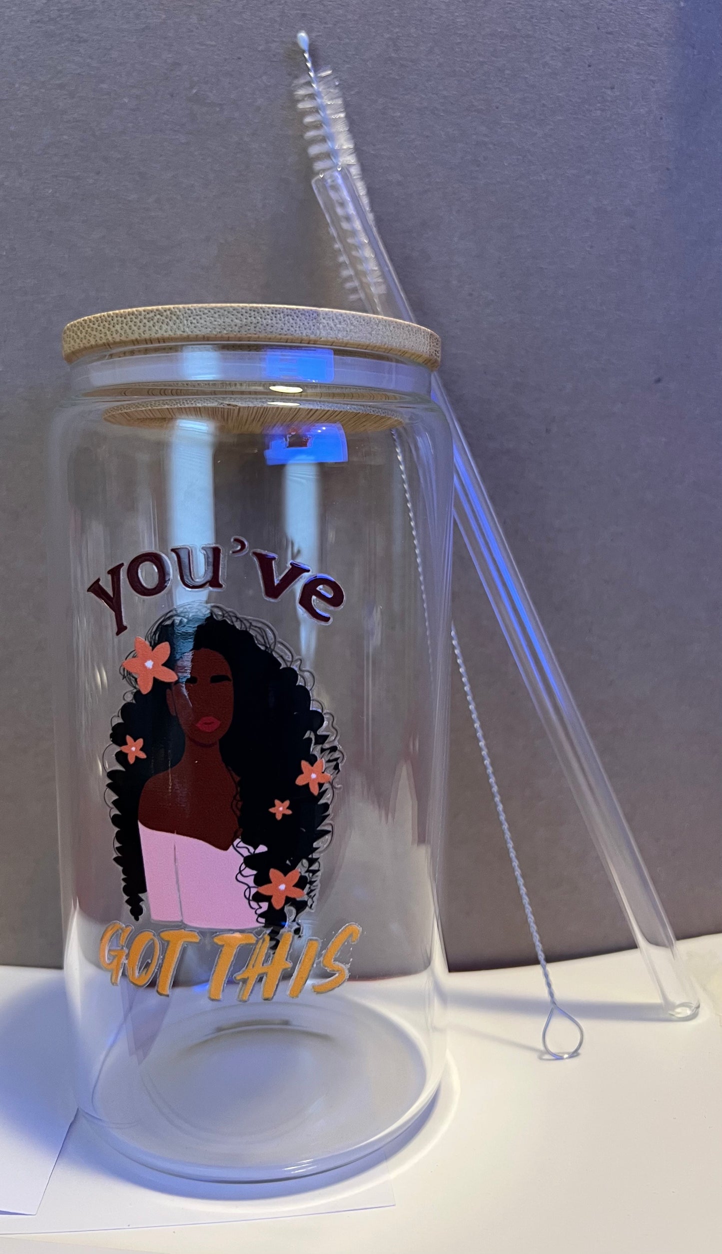 Inspirational Glass (16 oz.) - You've Got This